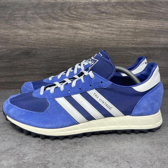 Adidas TRX Vintage Shoes Mens Size 10.5 Blue Sneakers 675001
